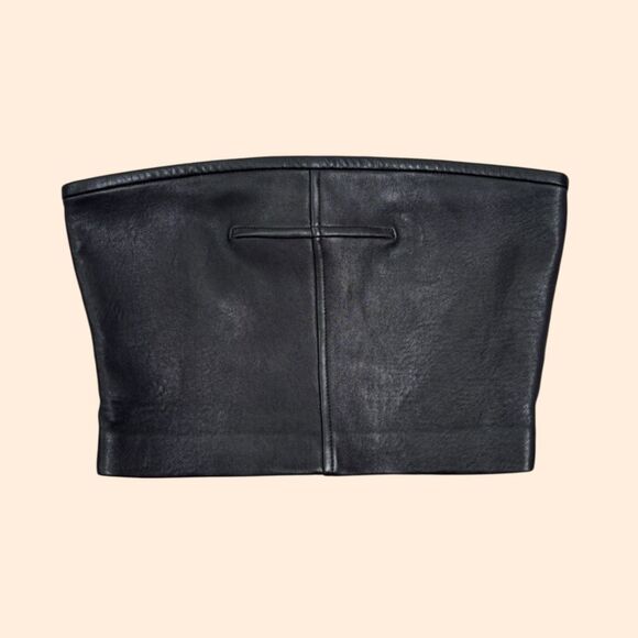 Alexander Wang Leather Tube Top - Picture 2 of 7